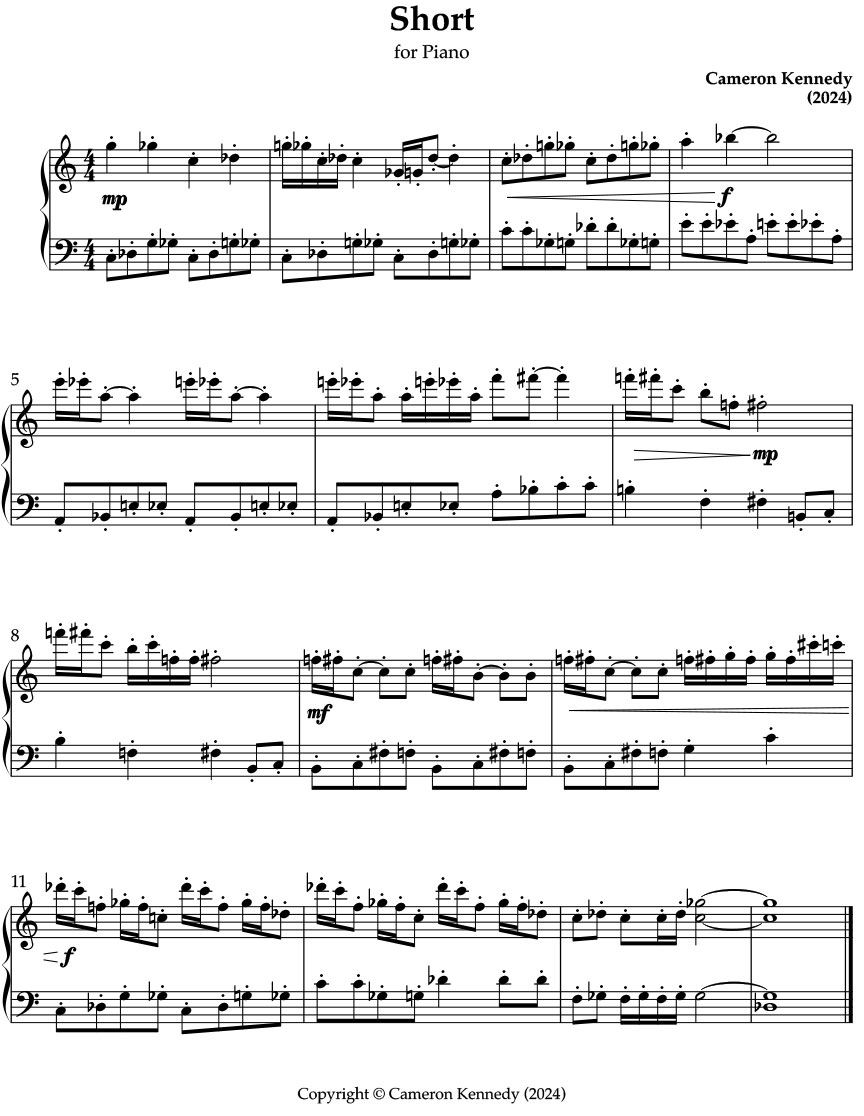 Short by Cameron Kennedy